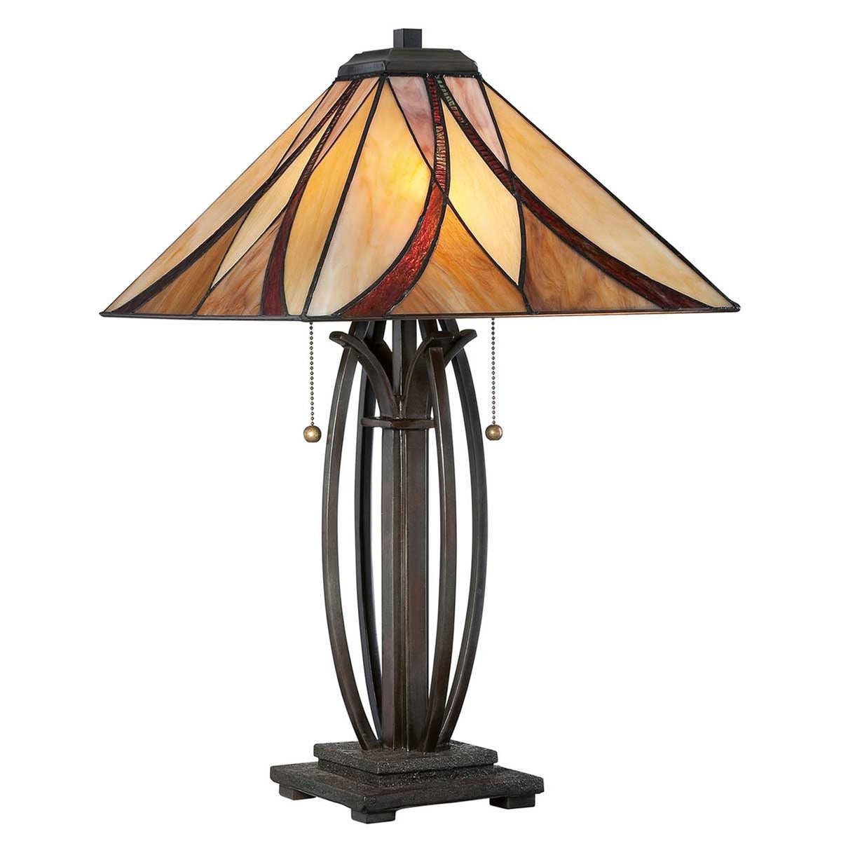 Tischleuchte Asheville 2-flammig Bronze (2)