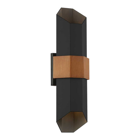LED-Außenwandleuchte Chasm 2-flammig IP44 Schwarz (2)