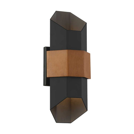 LED-Außenwandleuchte Chasm 2-flammig Up & Down IP44 Schwarz (2)