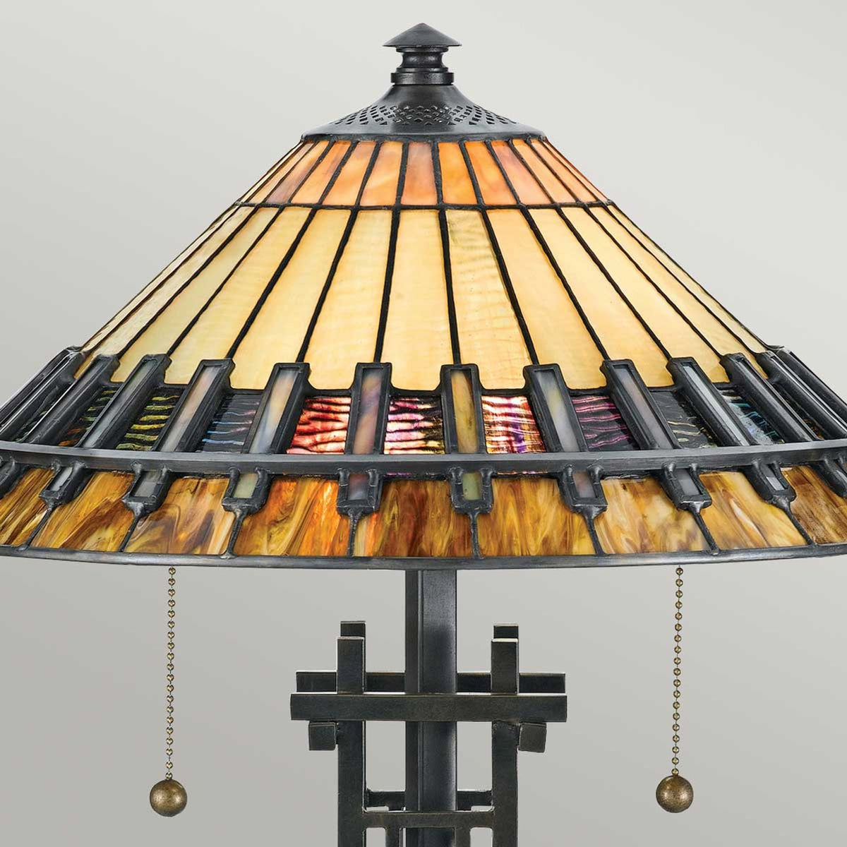 Tischleuchte Chastain 2-flammig Bronze (2)
