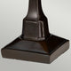 Candeeiro de mesa Holmes 1 luz abajur de vidro Tiffany bronze (3)