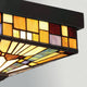 Außen-Deckenleuchte Inglenook 2-flammig Tiffany-Glas IP44 26cm (6)