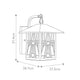 Applique da esterno Inglenook a 1 luce IP44 Bronzo (5)