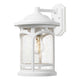 Applique extérieure Marblehead à 1 lumière en verre IP44 blanc 22x34cm (1)