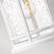 Udendørs væglanterne Marblehead 1-lyskilde glas IP44 hvid 17x21cm (7)