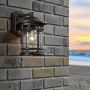 Aplique de exterior Marblehead 1 luz IP44 Bronze 23x37cm (1)