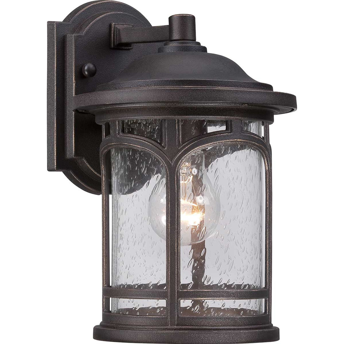 Marblehead utendørs vegglampe 1-lyskilde Klassisk IP44 Bronse 18x21cm (1)