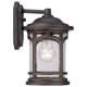 Marblehead utendørs vegglampe 1-lyskilde Klassisk IP44 Bronse 18x21cm (6)