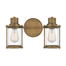 Aplique Riggs de 2 luces IP44 latón (1)