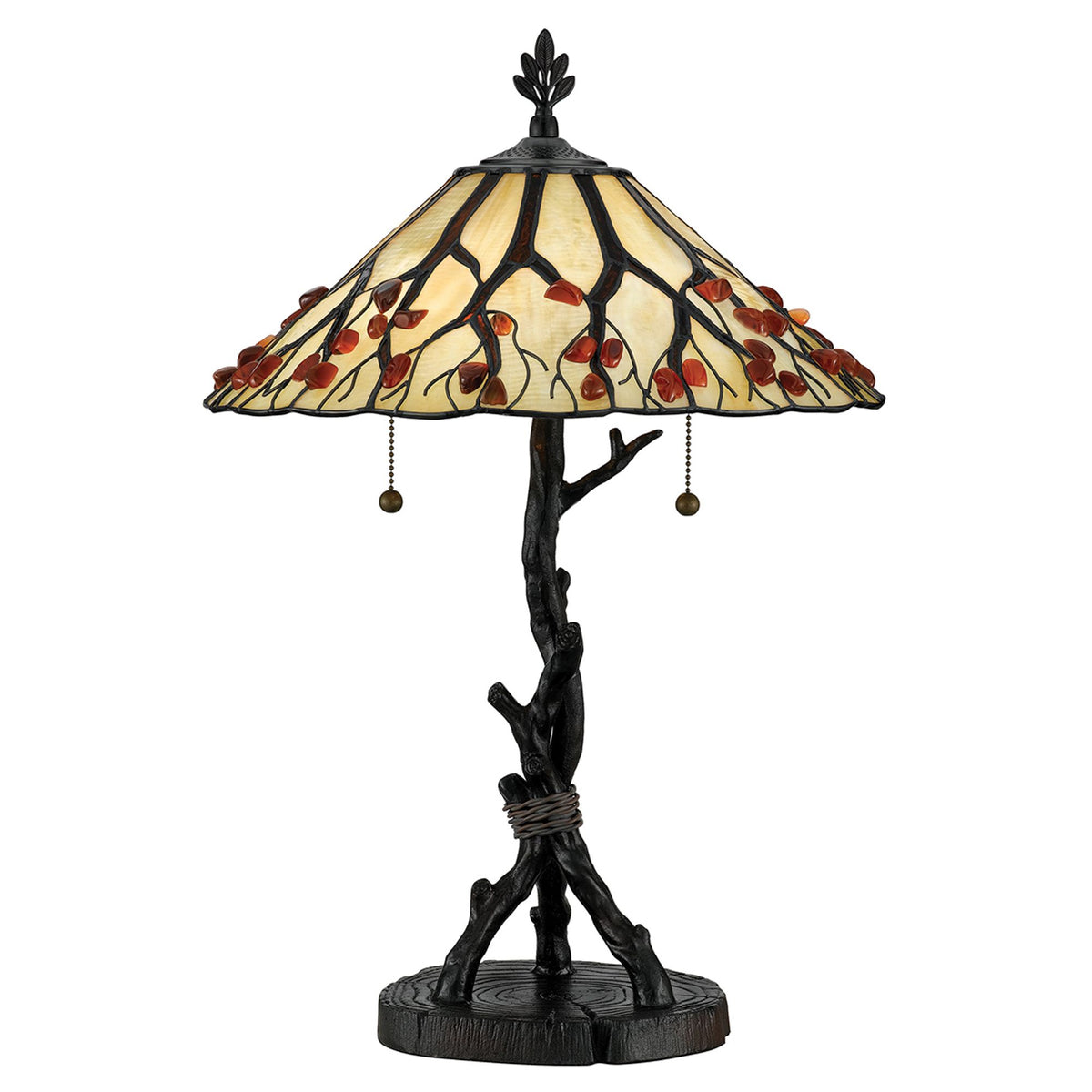Tischleuchte Whispering 2-flammig Bronze (2)