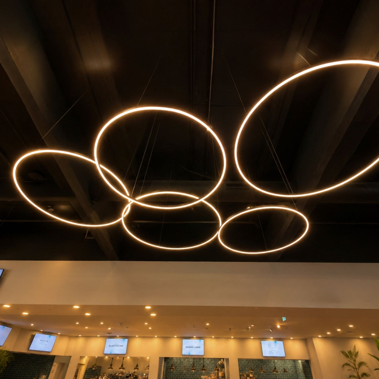 s.luce LED Ring Pendellampe Ø 100cm