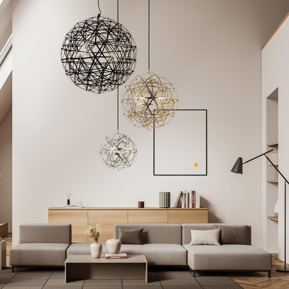 Atom XL hanging light combination modular