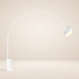 Ball design arc lamp with marble base modern