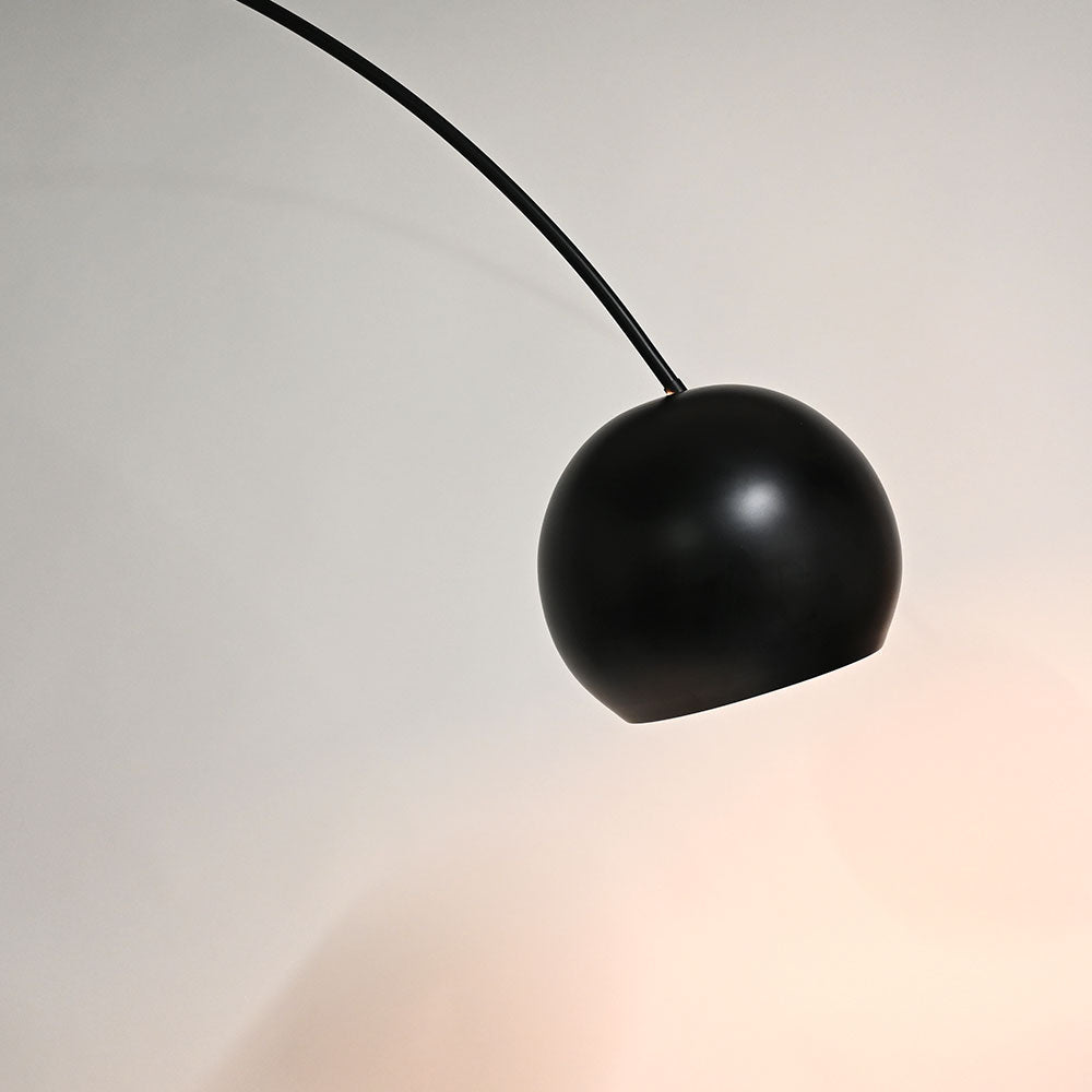 Ball Design-Bogenlampe mit Marmorfuß modern