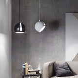 Ball pendant lamp interchangeable shade