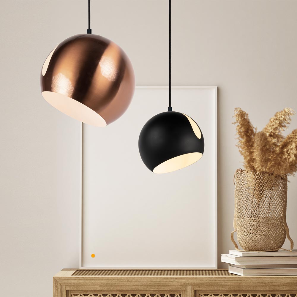 s.luce Ball hanglamp verwisselbare kap