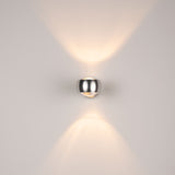 Beam wall light round base