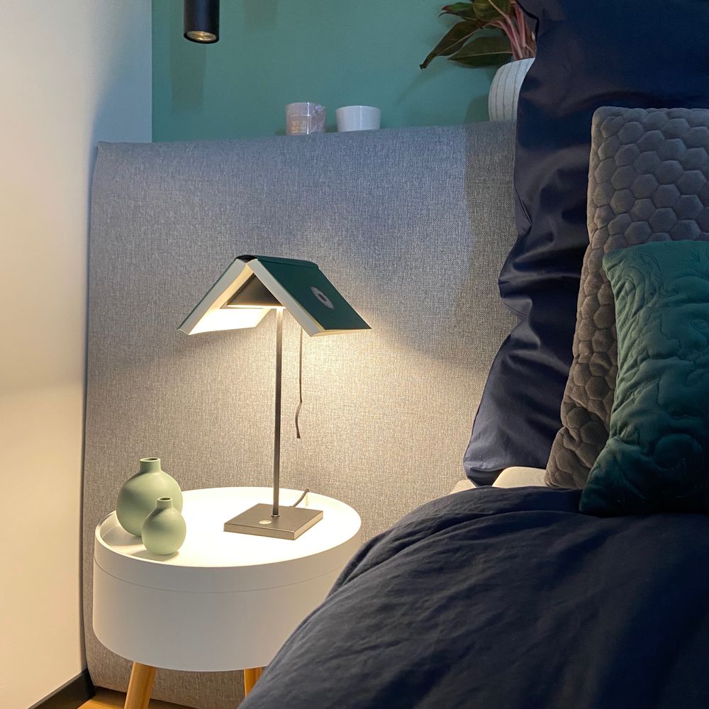 Livre LED LETTRES LAMPE DE TABLE AVEC TOUCHDIMMER ET SENSEUR