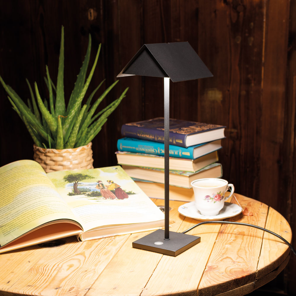 Livre LED LETTRES LAMPE DE TABLE AVEC TOUCHDIMMER ET SENSEUR