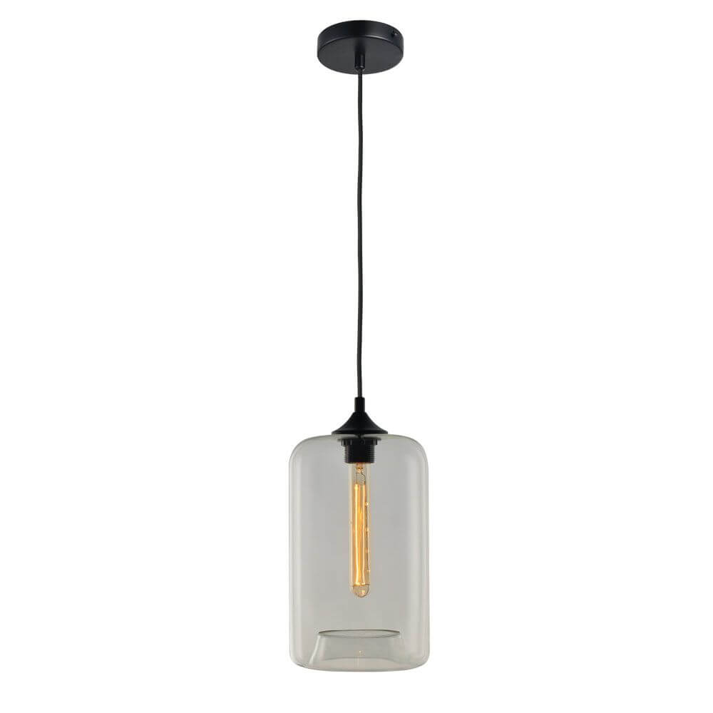 s.luce Cruet Lampada a sospensione per galleria in vetro extra lunga 5 m con elegante design in vetro e un cavo di stile.