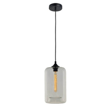 s.luce Cruet 5 m pitkä lasinen galleria-riippuvalaisin elegantilla lasimuotoilulla ja tyylikkäällä kaapelilla.