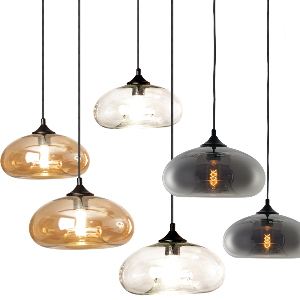 Cruet multi-bulb pendant light