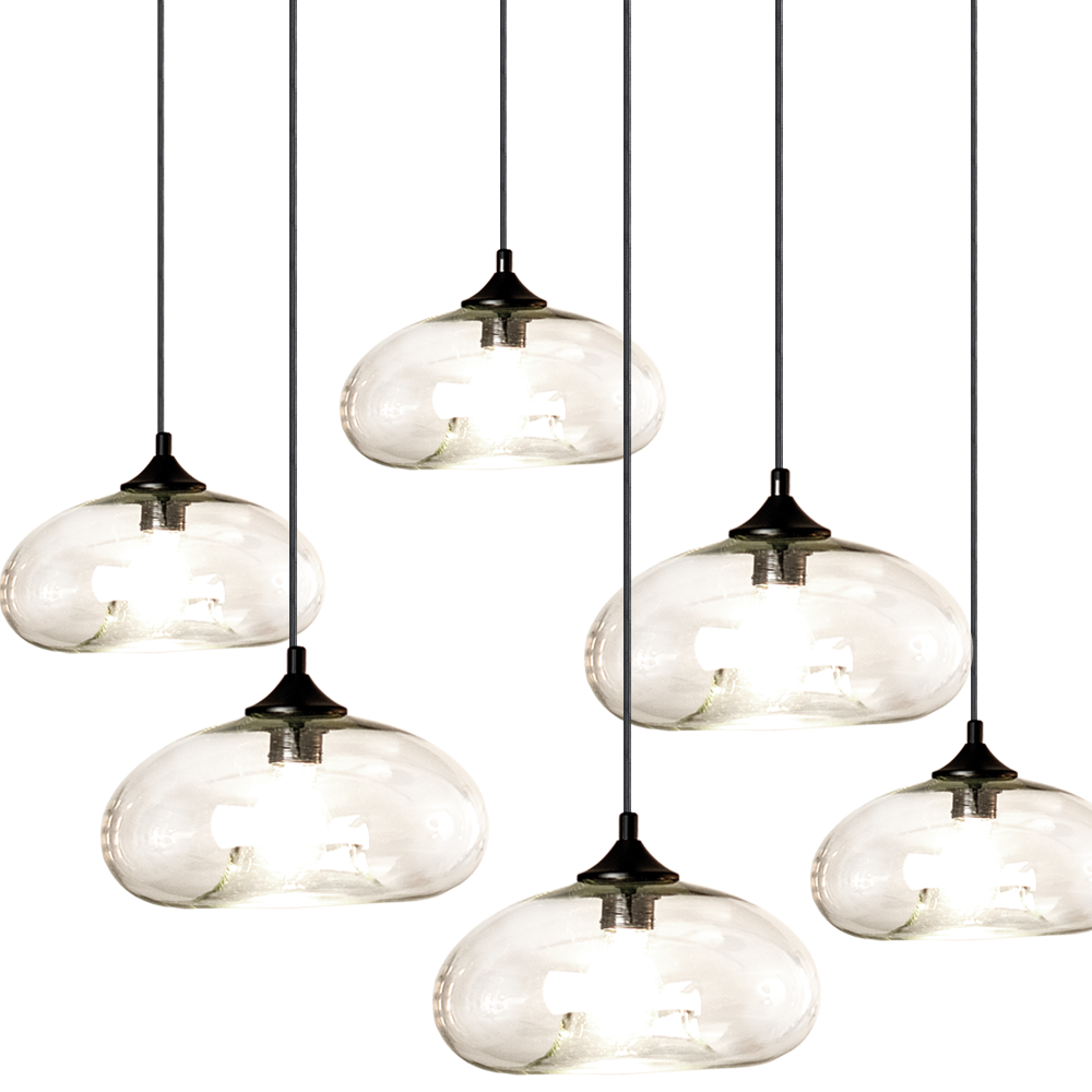 Cruet multi-bulb pendant light