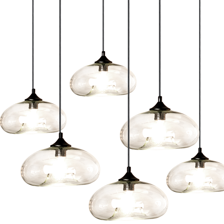 Cruet multi-bulb pendant light