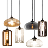 Cruet multi-bulb pendant light