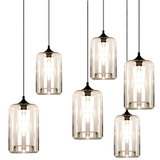 Cruet multi-bulb pendant light