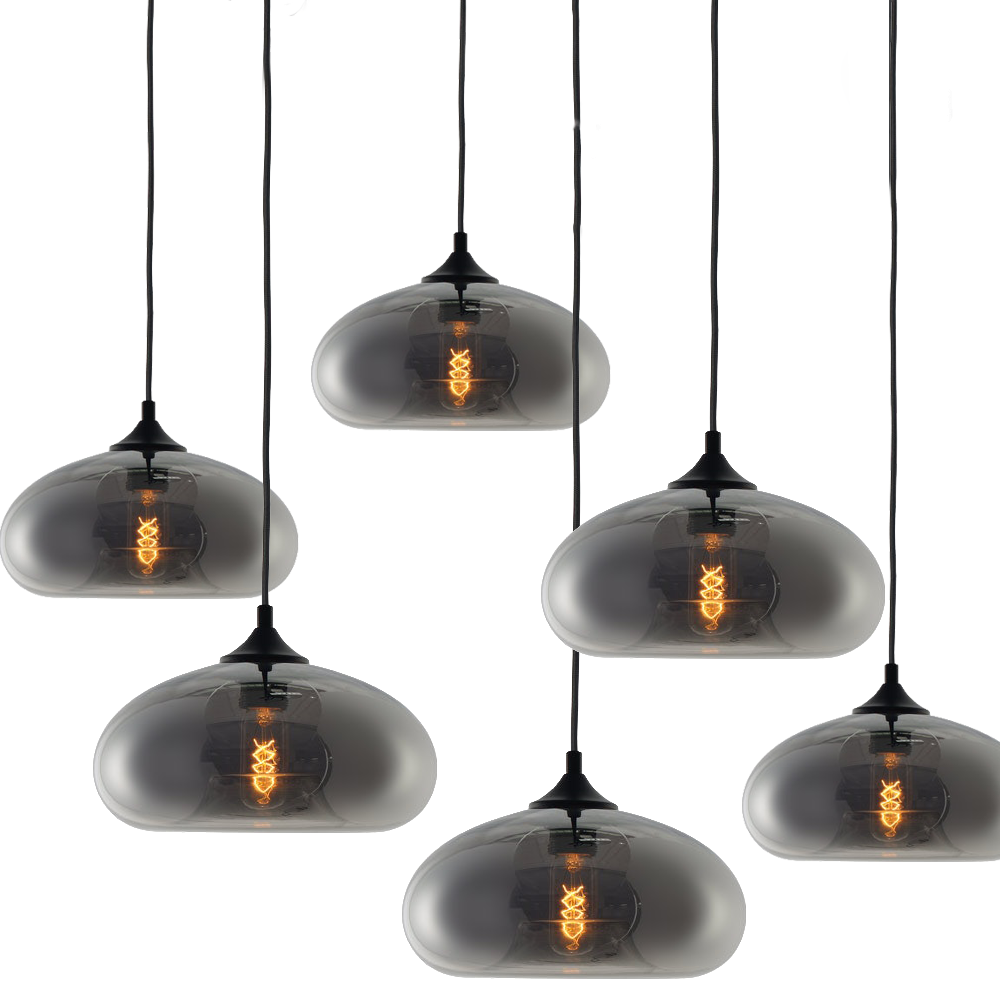 Cruet multi-bulb pendant light