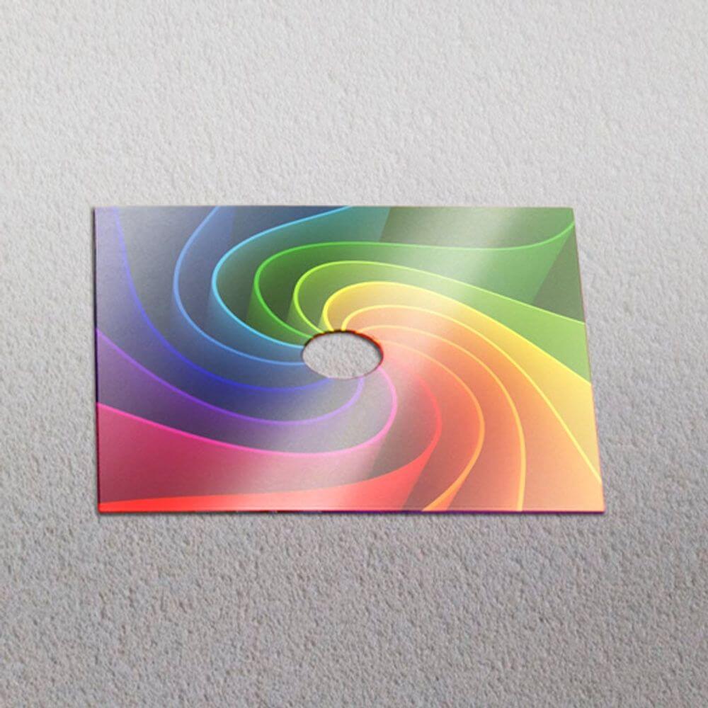 s.luce-dekkplate som passer til Beam 12x12 cm i fargerikt, spiralformet design for individuell lysdesign.
