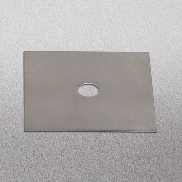 Dekoplatte passend zu Beam 12x12cm  s.luce Aluminium  