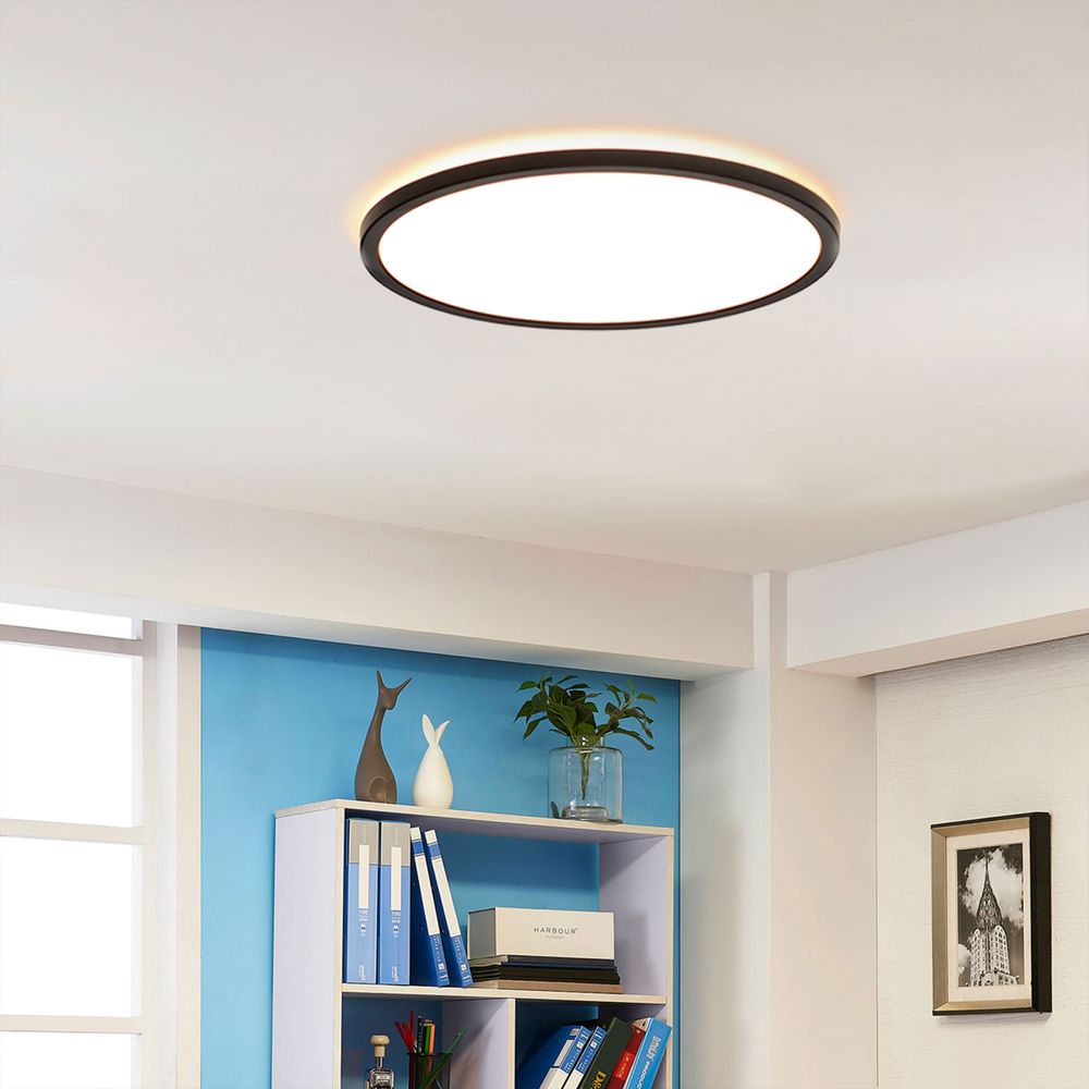 Disk 35cm LED ceiling light warm white