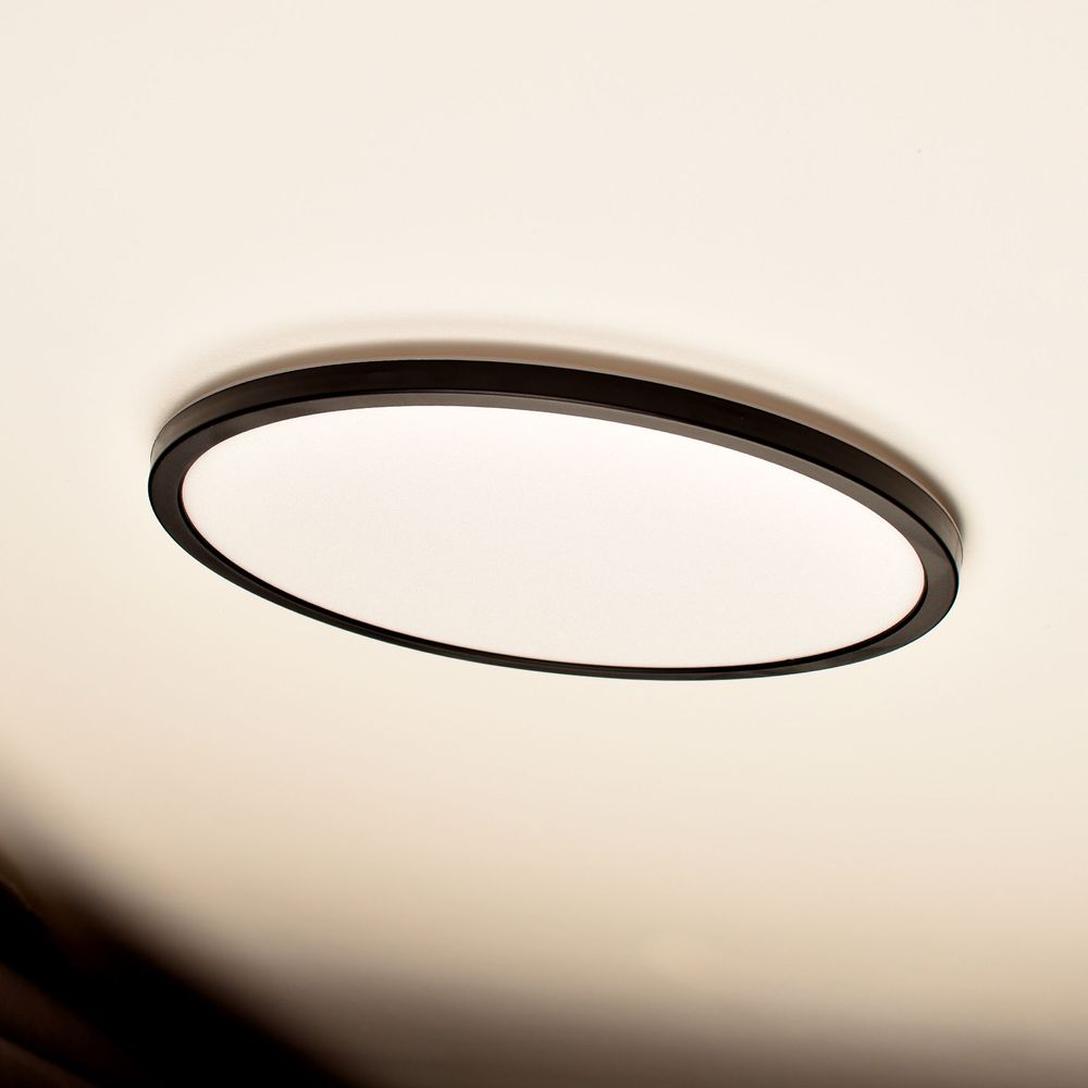 Disk 35cm LED ceiling light warm white