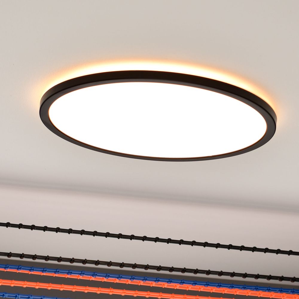 Disk 35cm LED ceiling light warm white