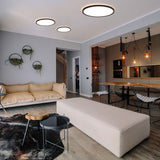 Disk 35cm LED ceiling light warm white