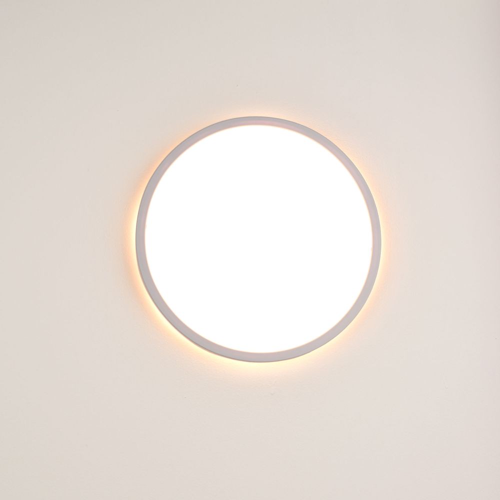 Disk 35cm LED ceiling light warm white