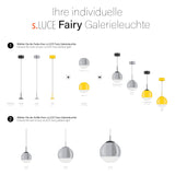 Fairy Mirror Ball Gallery Light 5m Suspension