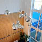 Fairy mirror ball pendant light