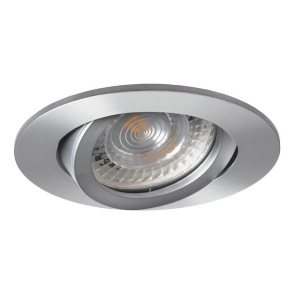 s.luce GU10 Einbaustrahler in Alu-Matt, modernes Design und schwenkbare Funktion für gezielte Ausleuchtung.