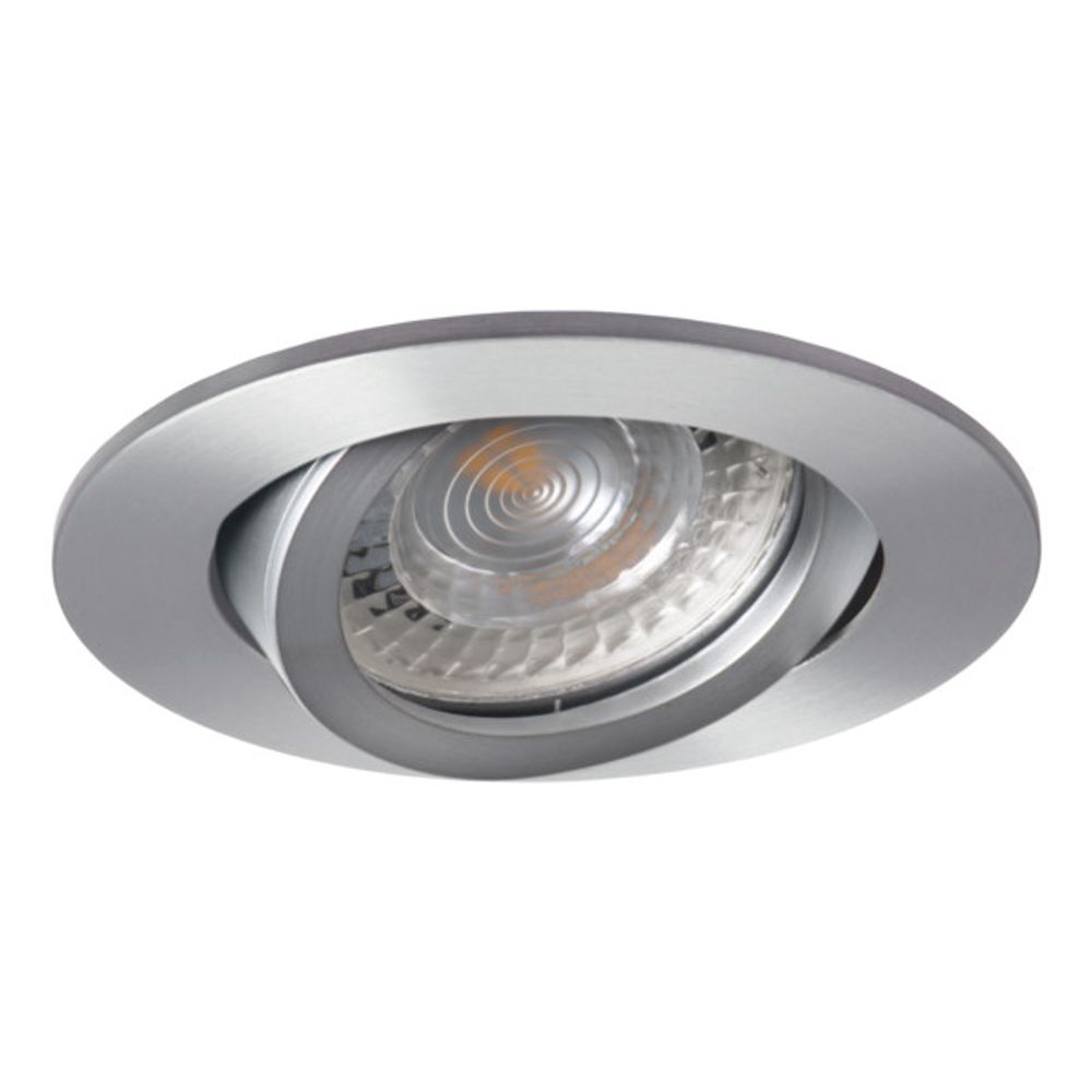 s.luce GU10 recessed spotlight True swivel 230V aluminum matt
