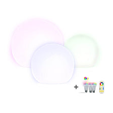 s.luce Globe set garden globe lights in various sizes with remote control for atmospheric garden lighting.