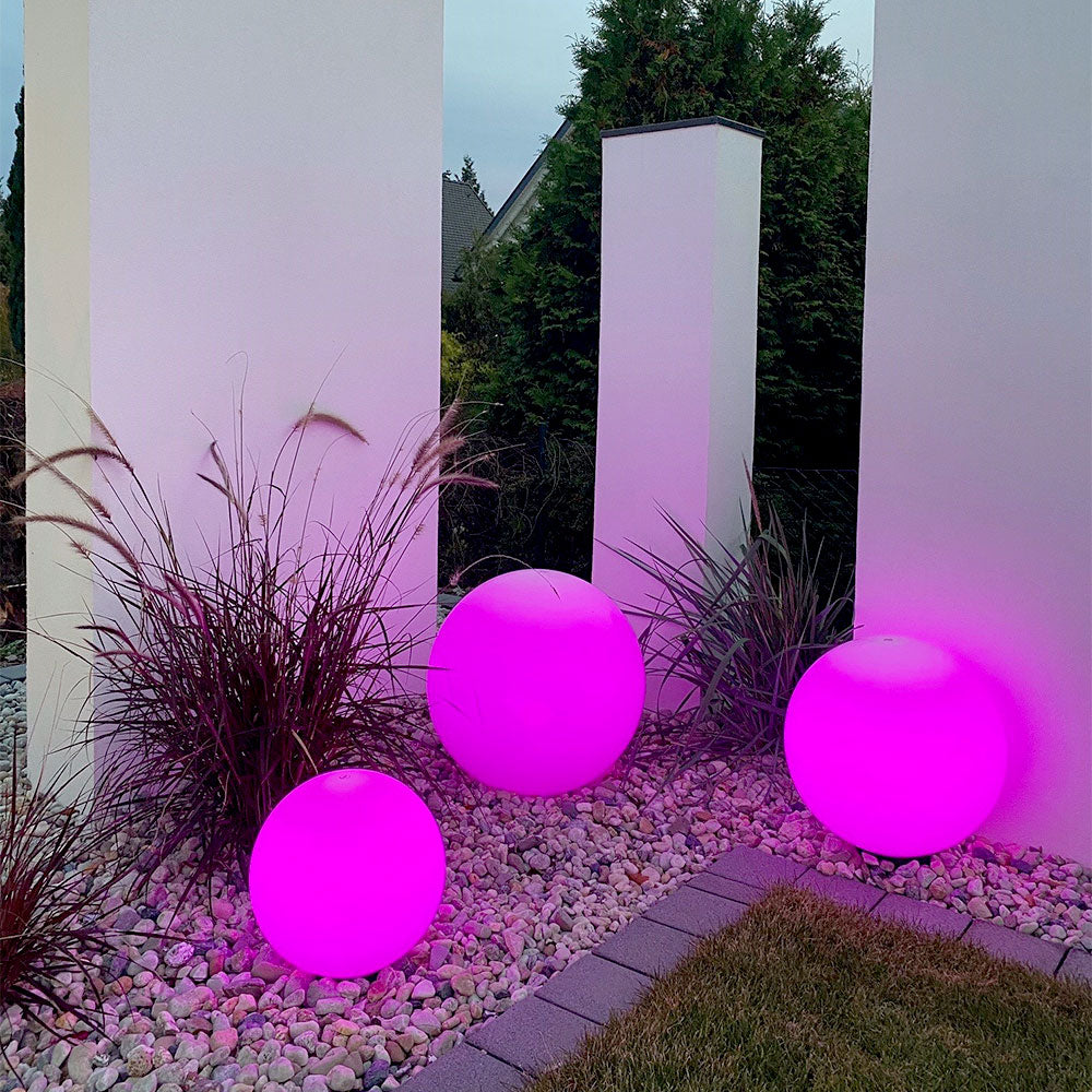 Globe Set Garden Ball Lights