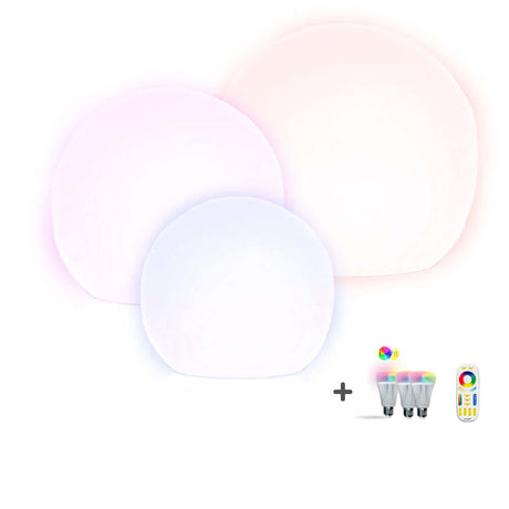 s.luce Globe set garden globe lights