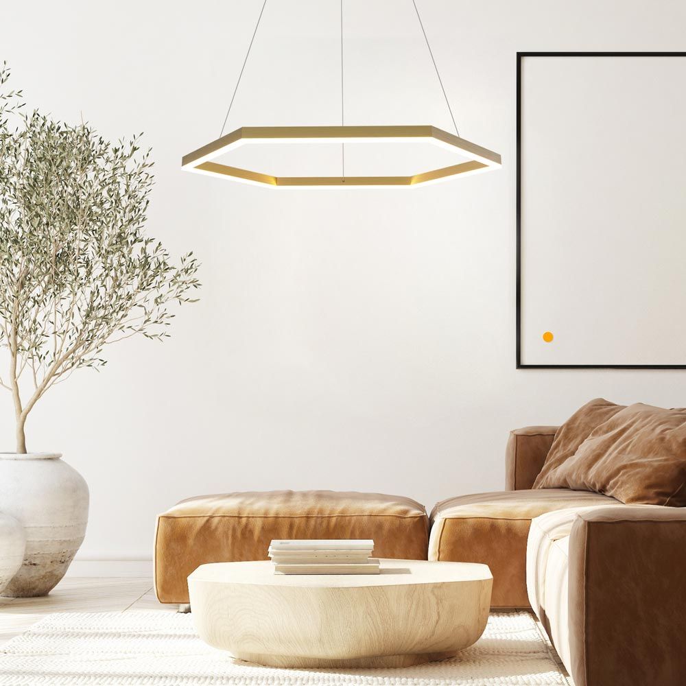 Lampada a led HEXA Ø 80 cm direttamente o indiretta