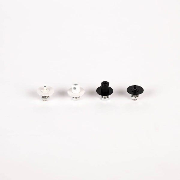 s.luce Cable & steel cable holder for modular canopy - various versions in black and white.
