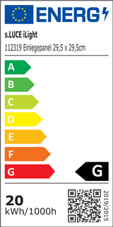 LED-Einlegepanel 29,5x29,5cm 1400lm RGB + CCT