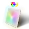 iLight LED-Panel 29,5x29,5cm mit RGB und CCT für farblich anpassbares Licht.