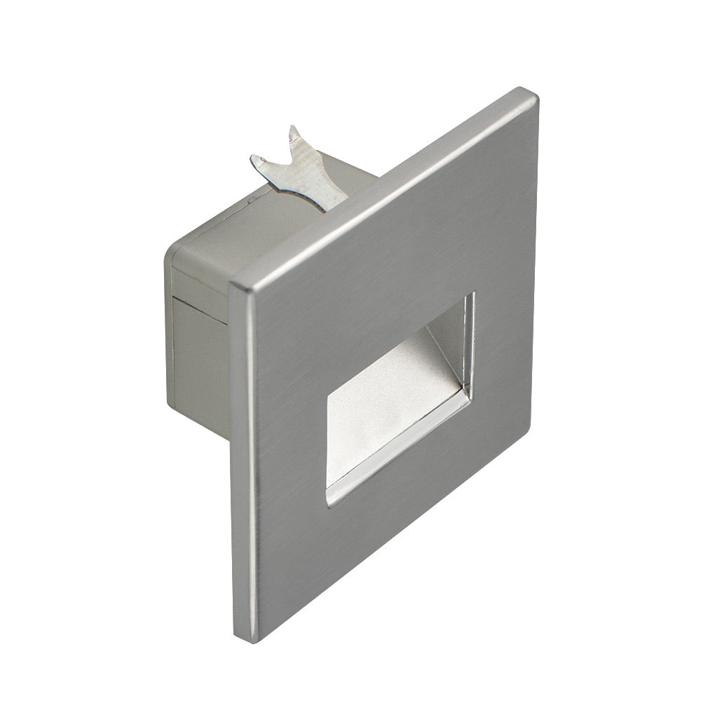 LED-Wandeinbauleuchte Box 60lm  s.luce Aluminium  